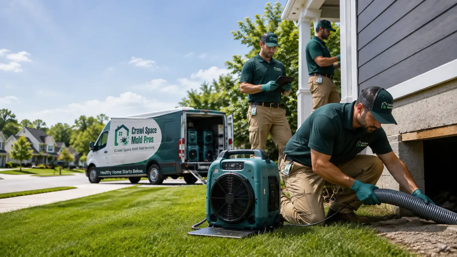 Crawl Space Mold Removal in Ferris, TX